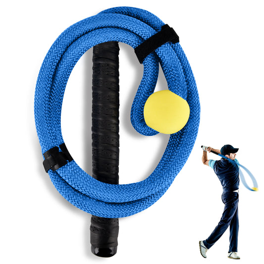 Golf Swing Rope Trainer, Golf Swing Training Aid, Golf Speed Practice Equipment, Correct Posture Maximize Speed & Power